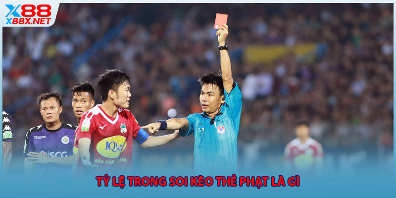 Tỷ lệ trong soi kèo thẻ phạt là gì 